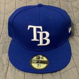 NEW ERA 59fifty TAMPA BAY RAYS HAT 7 1/4